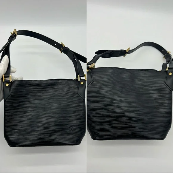 ❌SOLD❌Authentic Louis Vuitton Black Epi Mandara PM shoulder bag - Picture 6 of 16